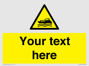 Custom Warning motorised watercraft